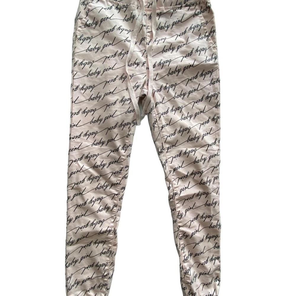 Capri Jean Pink Baby Girl Joggers